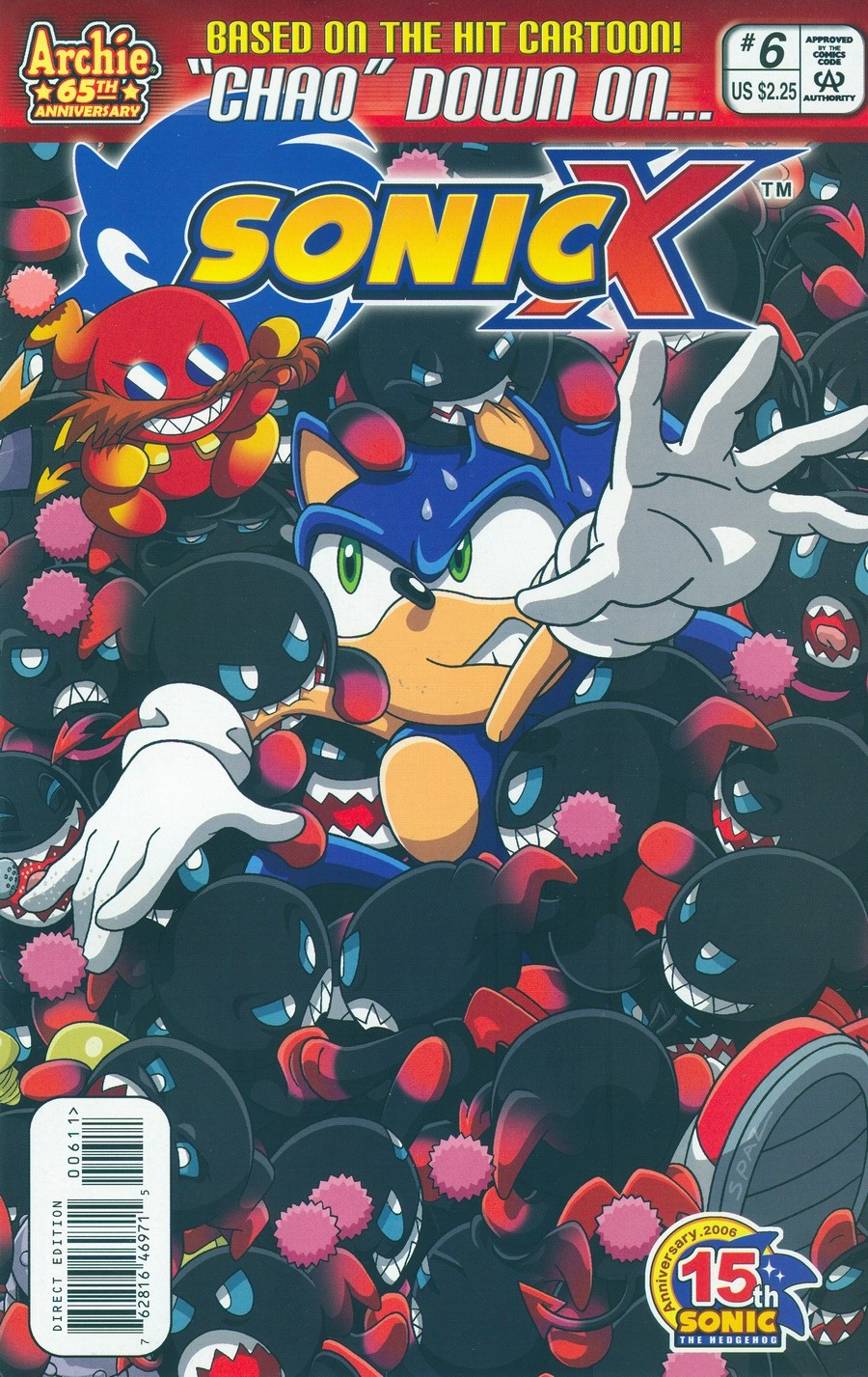 Sonic X - May 2006 Comic cover page
